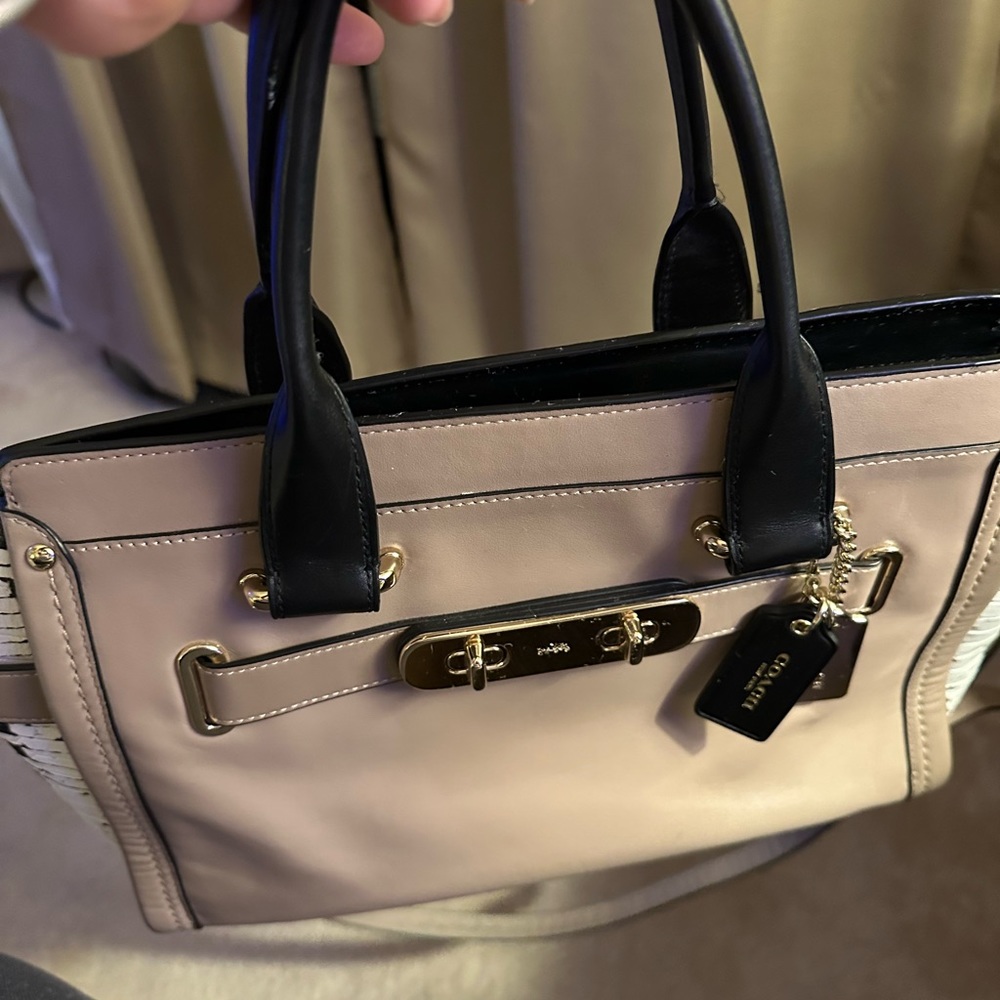 Coach Swagger Colorblock with Embossed Python - Picture 11 of 12